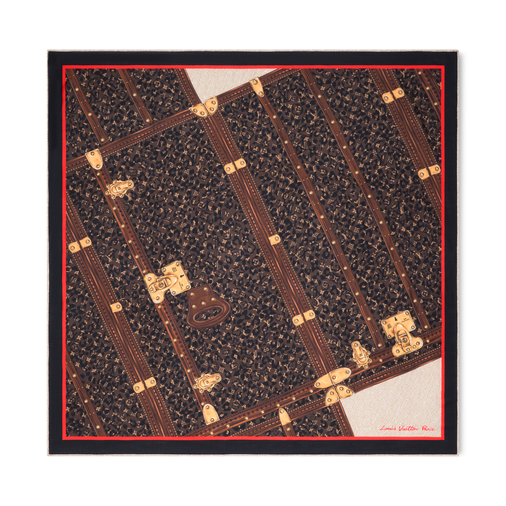 LV Safari Trunk Shawl S00 - Women - Accessories | LOUIS VUITTON ®